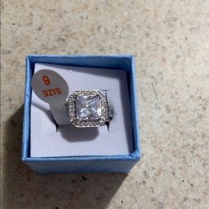 Beautiful clear lab created crystal